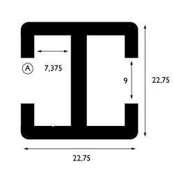 H Profile Aluminum Profiles