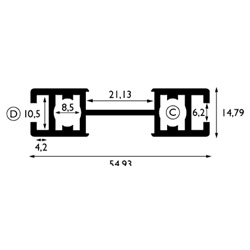 Micro Fractal Aluminum Profiles